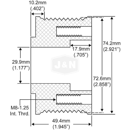 Aftermarket CE Niehoff Pulley CEN-A3-227-JN